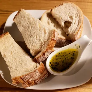 Bread Plate at Clay Pot Bistro