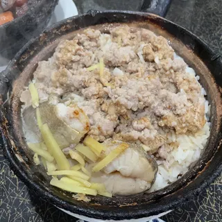 10. Salted Fish with Pork Patty Clay Pot