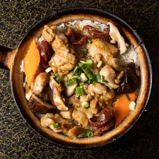 13. Chicken with Dried Mushroom Clay Pot