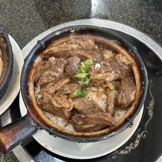 House Special Made Beef Stew Clay Pot