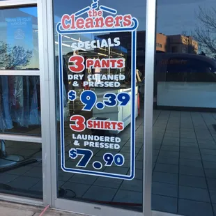 Good prices for same day service if dropped off before 8am!