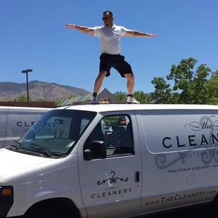 Randy always on top of his business!