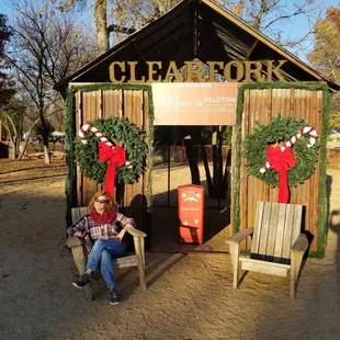 Photo op at beginning of trail