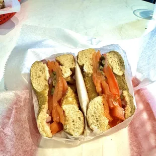 Smoked Salmon Bagel