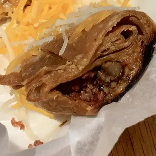 Close up of the Corned Beef Wild Buckeye Roll