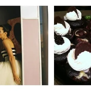 a woman in a wedding dress and a woman in a tutu