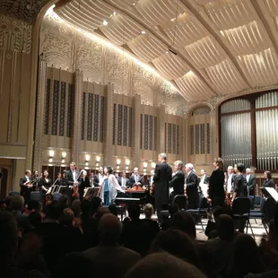 Mitsuko Uchida played Mozart's Piano Concerto