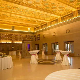 White Lobby in the Cleveland Public Auditorium