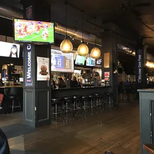 a man sitting at a bar