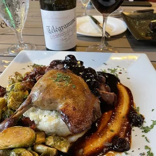 The duck was outstanding