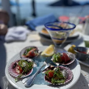 Get the wasabi scallops!