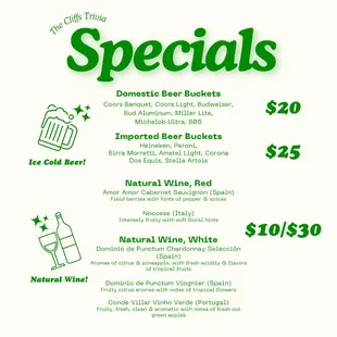 Wednesday Night Trivia Specials!