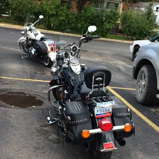 Plenty of room for motorcycles :-)
