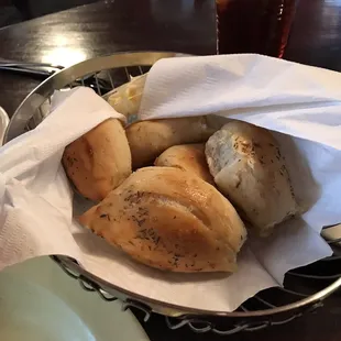 These was the complimentary bread for the table.