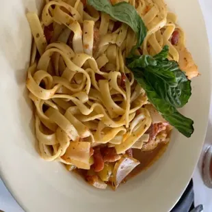 The Jambalaya with Fettuccine!