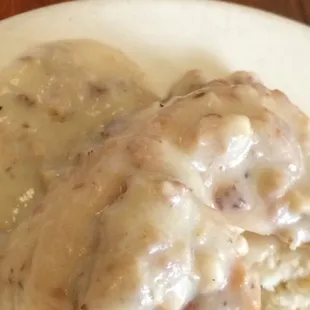 Biscuits  and gravy...a good beginning