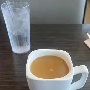 Coffee with cream