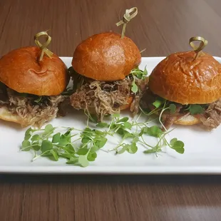 Duck confit sliders - SO GOOD