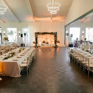 Newly remodeled Ballroom Photography provided by MP Singh Photography