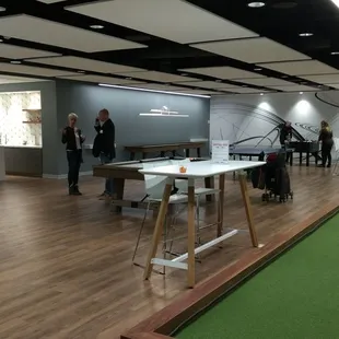 Game area in basement