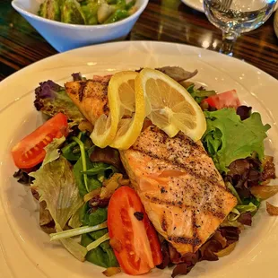 Salmon on Salad