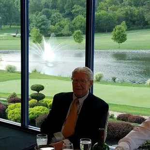How can you beat this view in Beaver County while sitting in comfortable AC??  I&apos;m not even a golfer.
