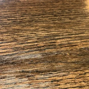 Clean tables.