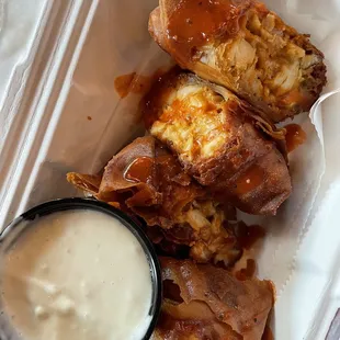 Buffalo Chicken Rolls