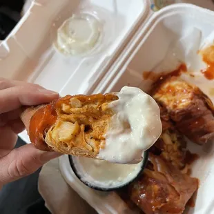 Buffalo Chicken Rolls