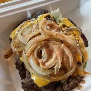 Double Burger House Special Smash