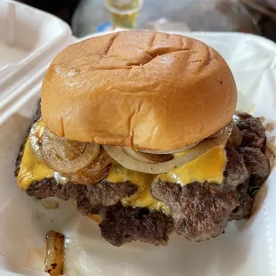 Double Burger House Special Smash