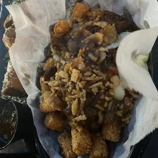 Loaded tots ! DELICIOUS !