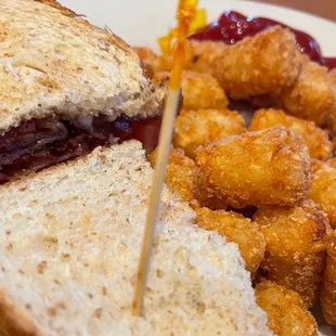 BLT with tots. Both were delicious