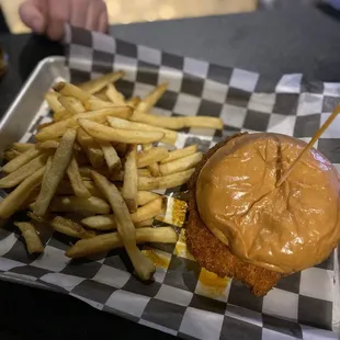 Nashville chicken sandwich