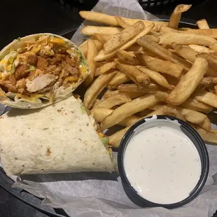 Buffalo Chicken Wrap Sandwich