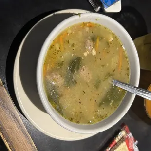 Bowl wedding soup