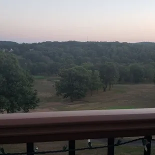 View overlooking the golf course