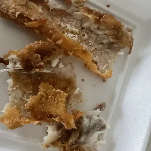 Fish fry in concrete batter