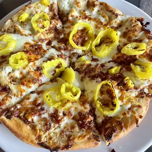 Chicken Bacon Ranch Pizza.