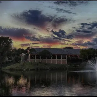 Sunset over the Clubs of Prestonwood...