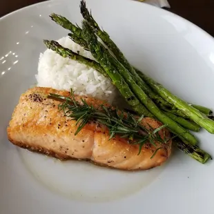 Salmon (perfectly cooked)