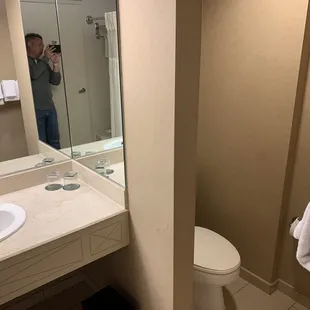 Rest of the bathroom with toilet alcove