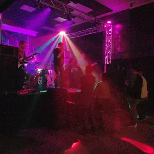 Live entertainment stage