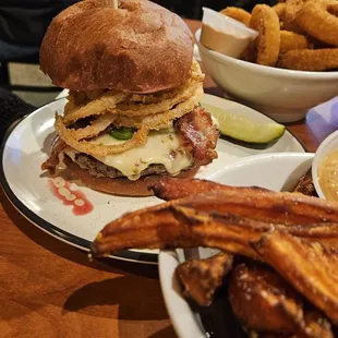 Burger &amp; fries