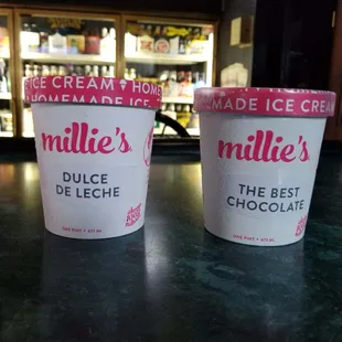 Now Serving Millie's Homemade Ice Cream - 10 Pints Delce De Leche &amp; The Best Chocolate