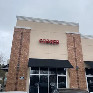 the front of the store