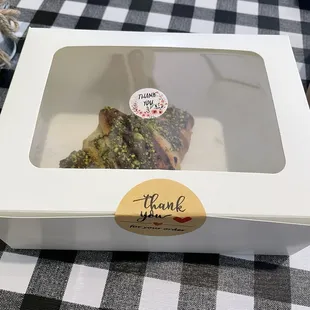Hazelnut pistachio croissant YUMY!!!!!