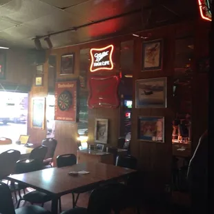 the interior of a restaurant