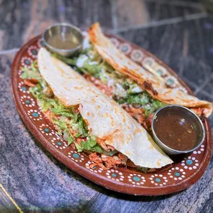 Quesadillas de tinga