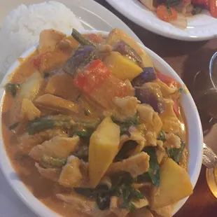 Current special mango curry